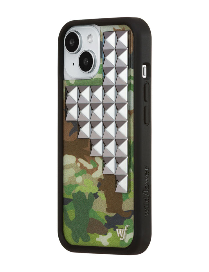 Cat Camo Stud iPhone Case