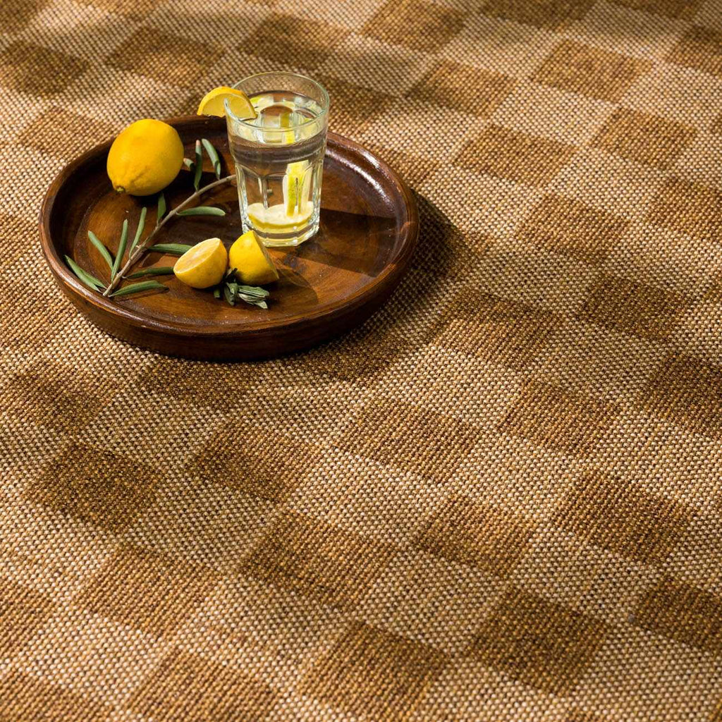 Kuval Checkered Brown Outdoor Rug – Boutique Rugs, view 16