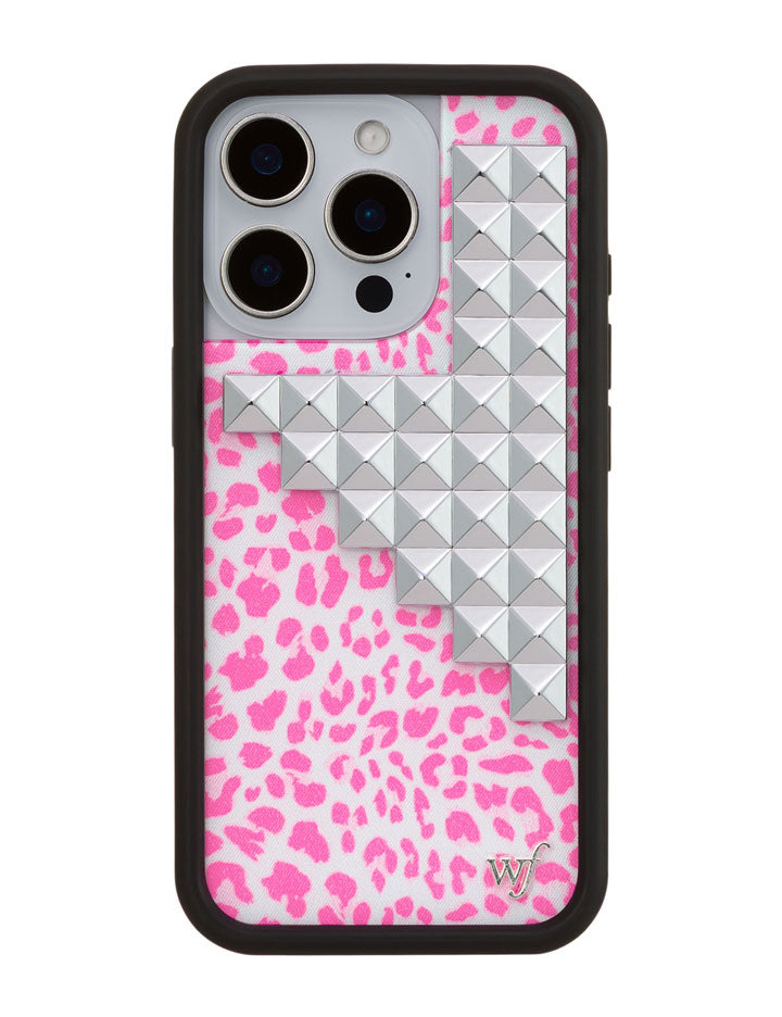 Pink Meow Stud iPhone Case