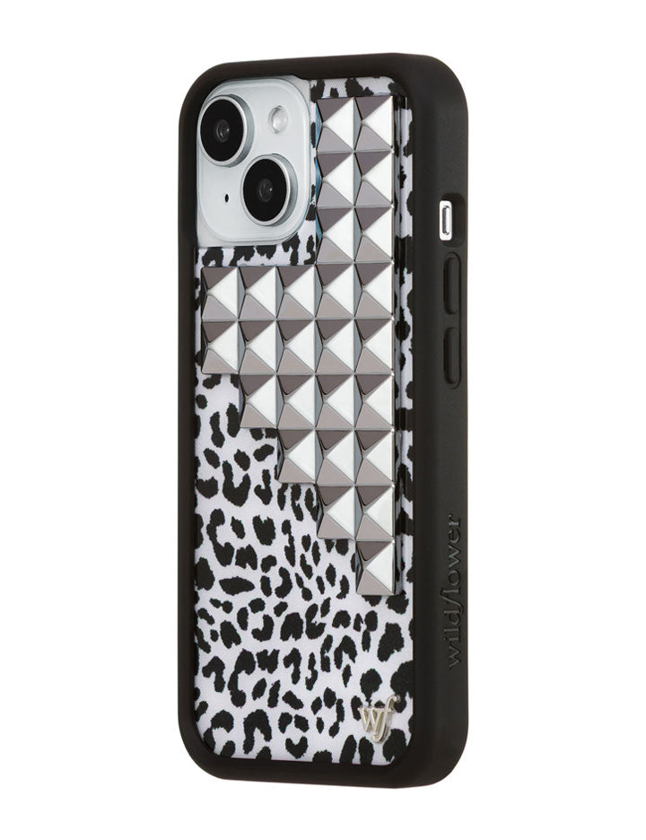Snow Meow Stud iPhone Case