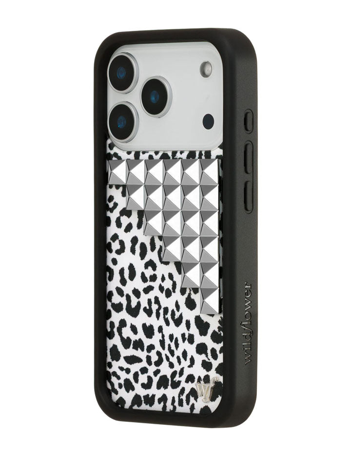 Snow Meow Stud iPhone Case