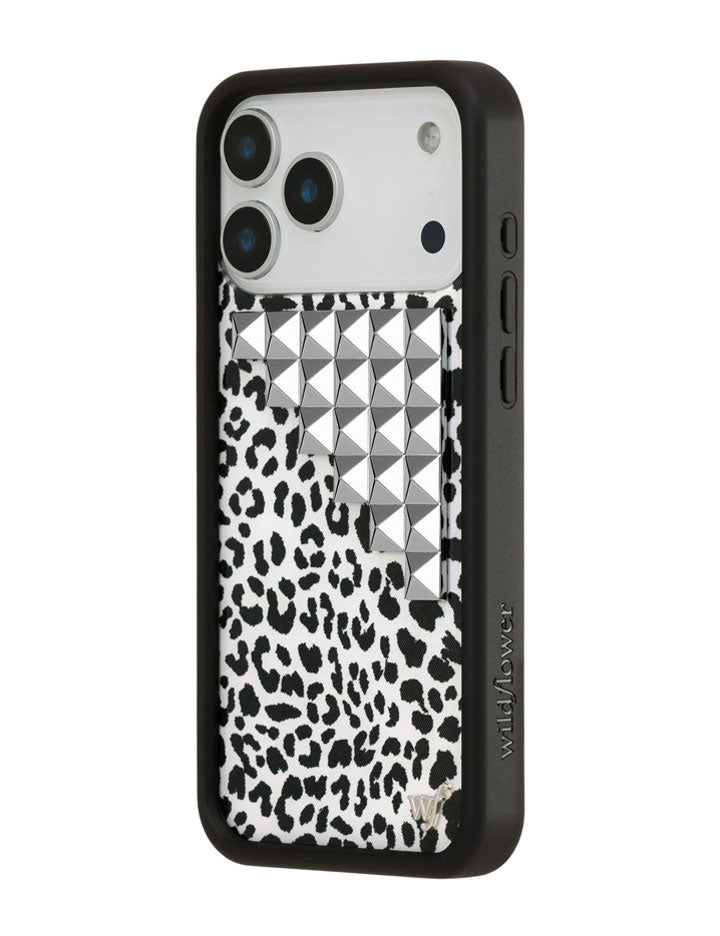 Snow Meow Stud iPhone Case