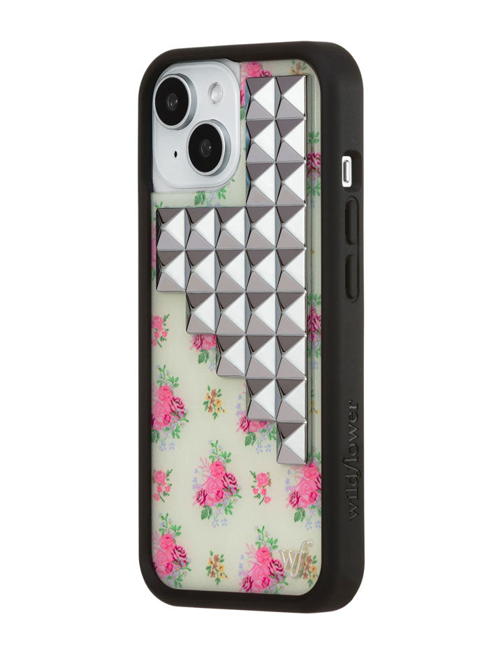 Vintage Floral Stud iPhone Case