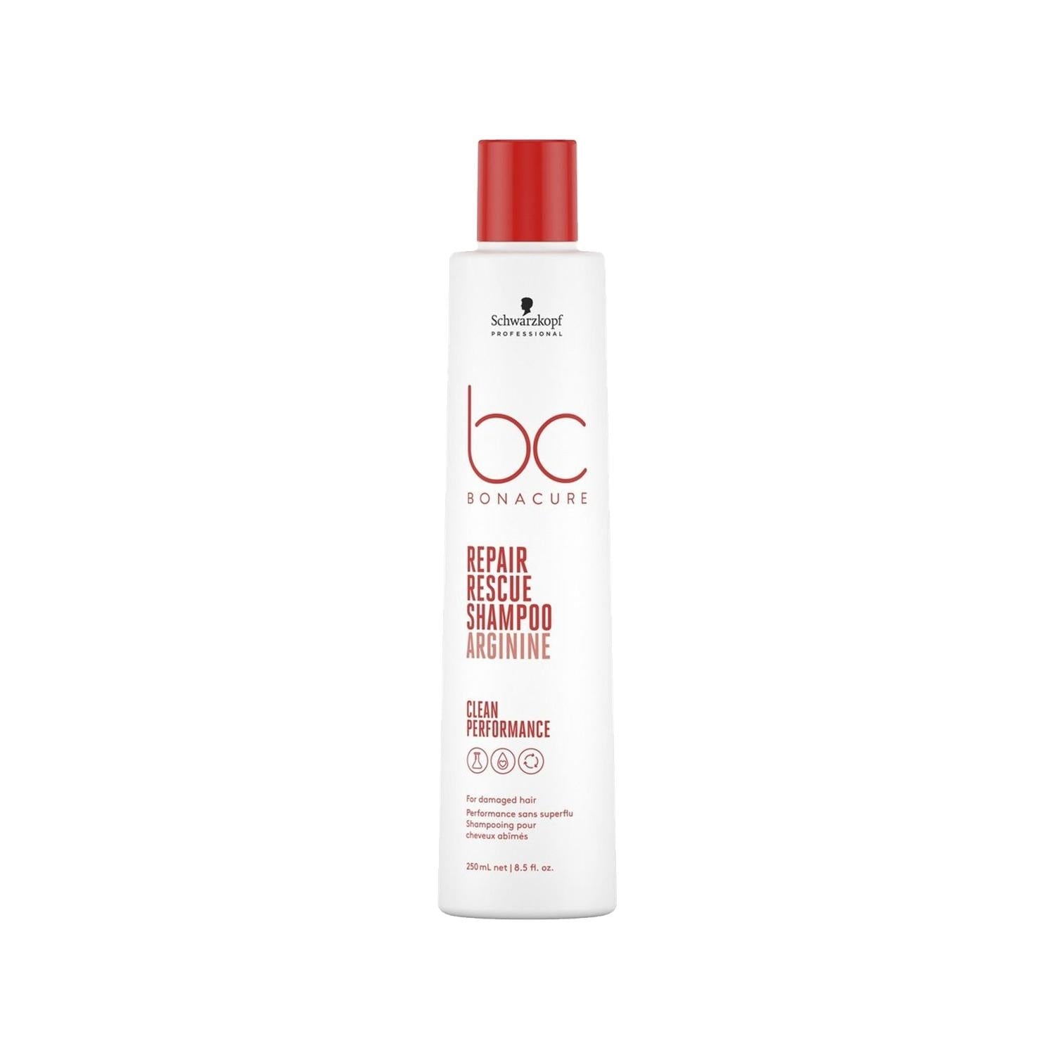 Bonacure BC Clean Repair Rescue Shampoo 250 ml - Repairing Shampoo for Damaged Hair
