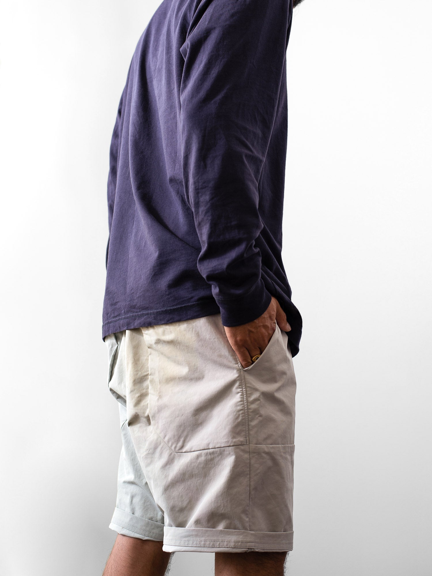 Holden Outerwear Slouchy Fatigue Short — side view