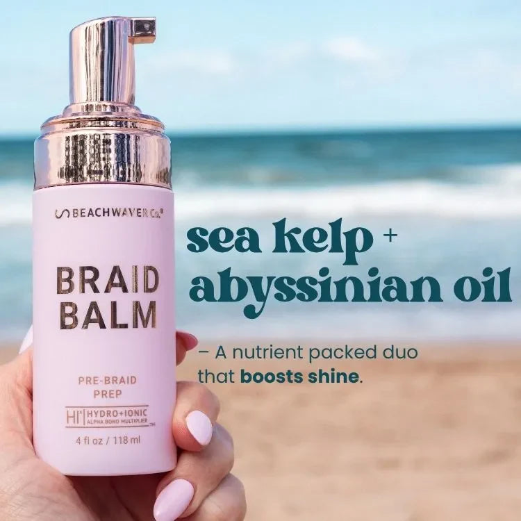 The Beachwaver Co. Braid Balm Pre-Braid Prep — packaging