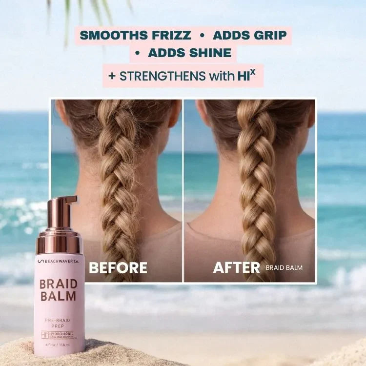 The Beachwaver Co. Braid Balm Pre-Braid Prep — detail close-up