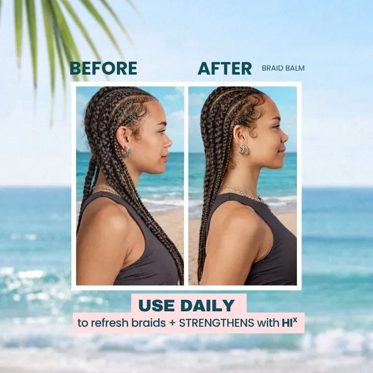 The Beachwaver Co. Braid Balm Pre-Braid Prep — back view