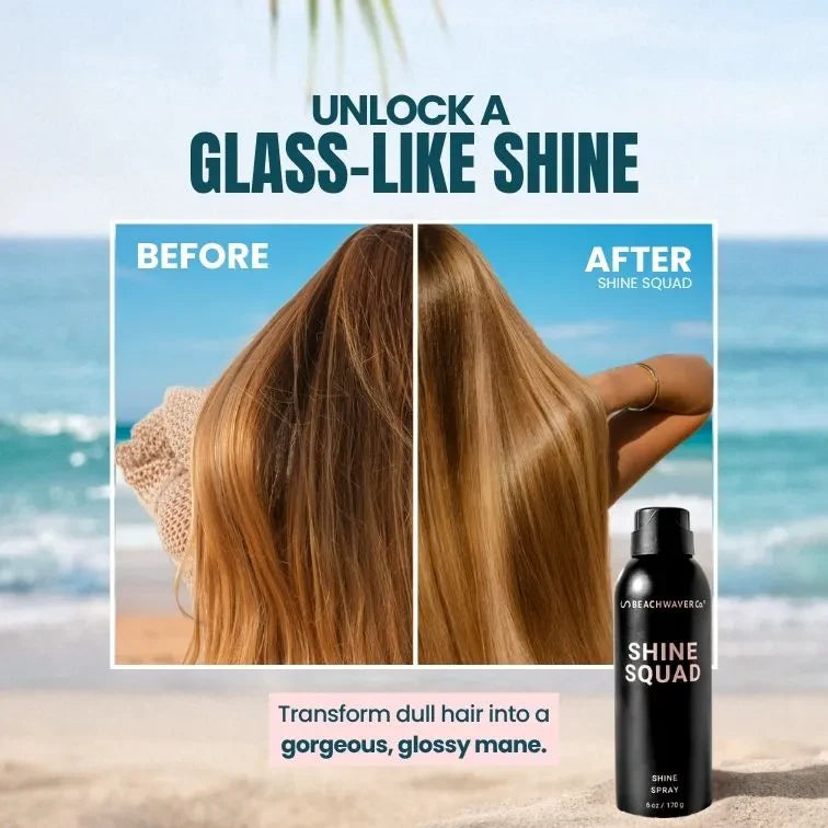 The Beachwaver Co. Shine Squad Shine Spray — detail close-up