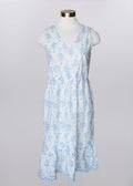 KADOU BOUTIQUE Sleeveless Eyelet Embroidered Dress — main product shot