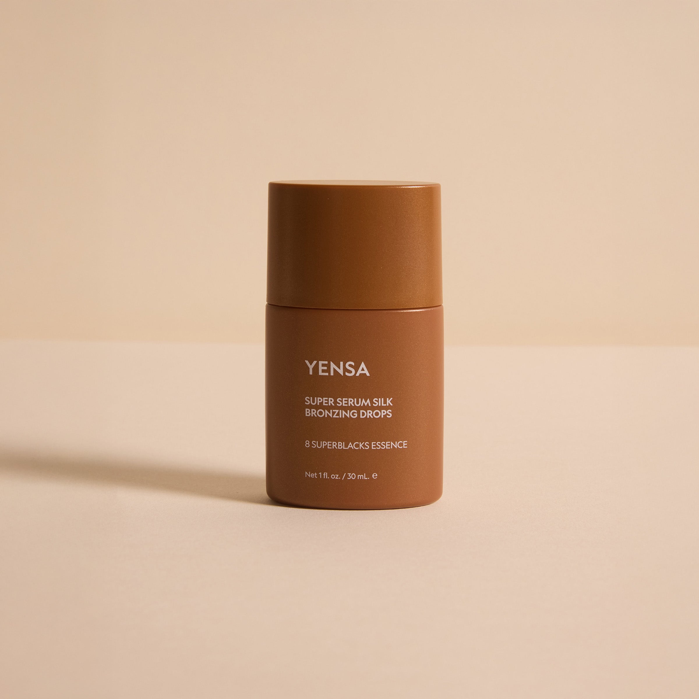 Super Serum Silk Bronzing Drops by YENSA — BC Complex peptide makeup product photo