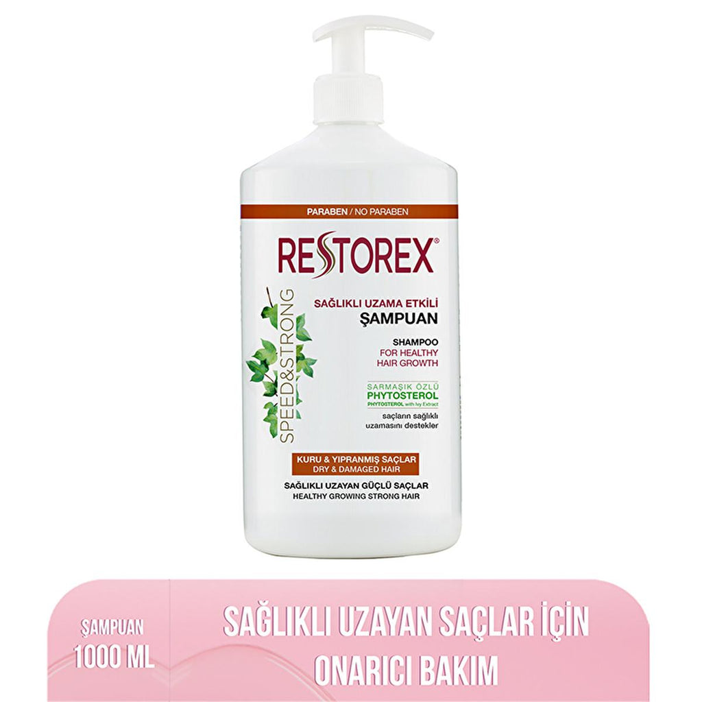 Restorex Restoring Shampoo for Dry and Damaged Hair - Nourishing, 33.81 fl oz