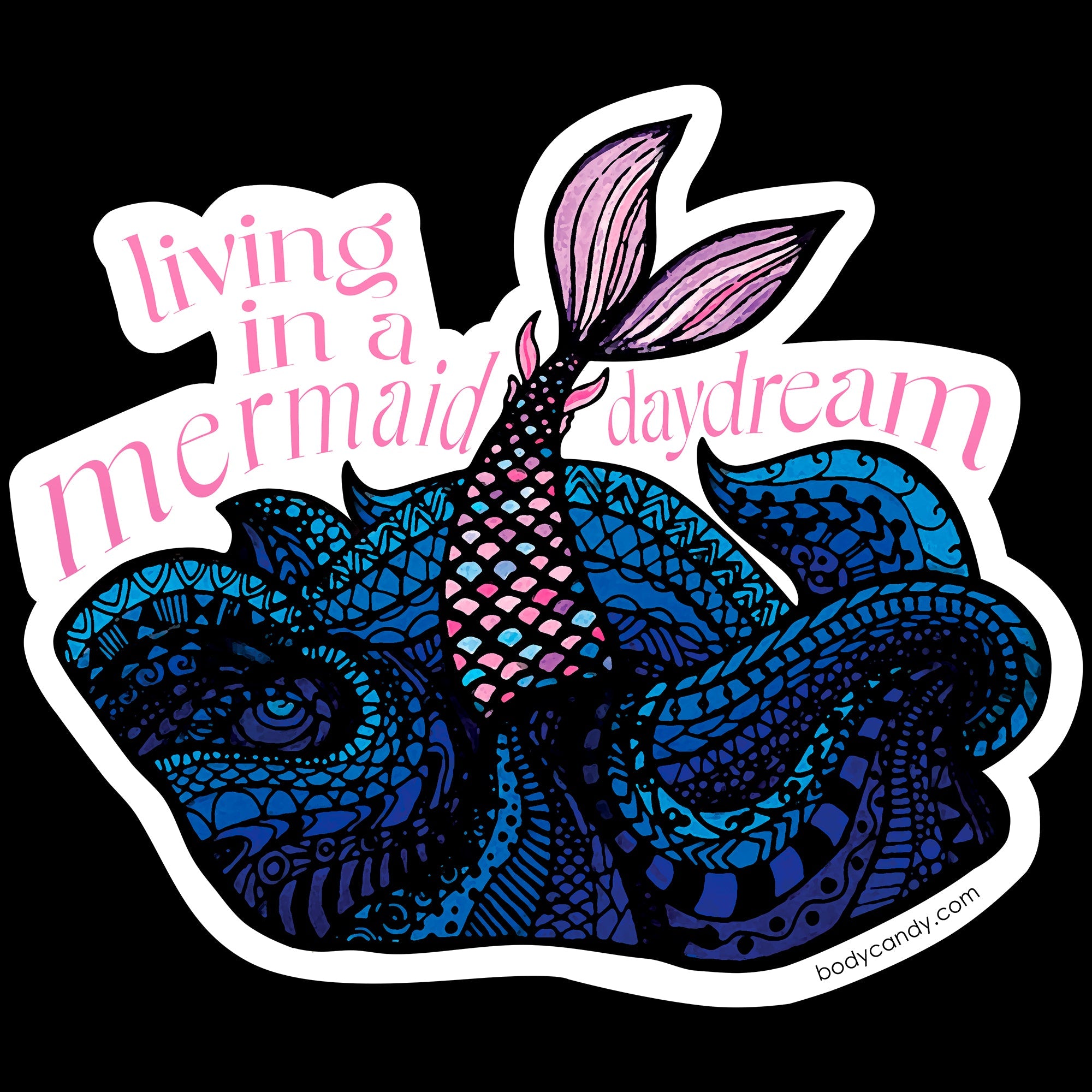 BodyCandy Body Candy Living in a Mermaid Daydream Sticker — lifestyle context