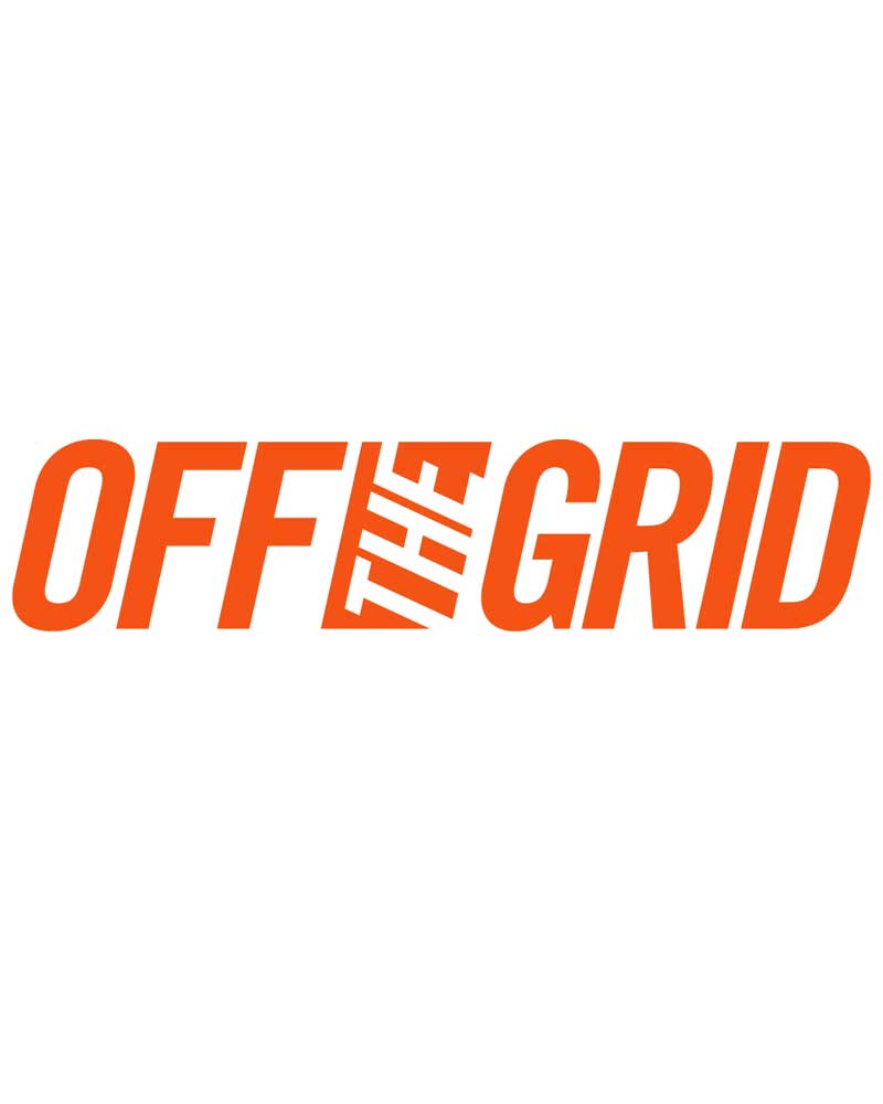 Off The Grid Surplus OFF THE GRID Solid Logo Decal - 7 Colors — alternative angle