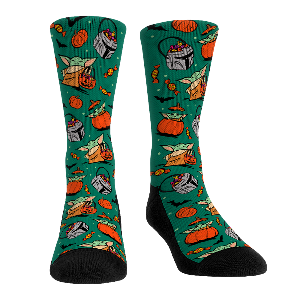 Rock 'Em Socks Rock 'Em Socks Grogu Halloween Treats All-Over — main product shot