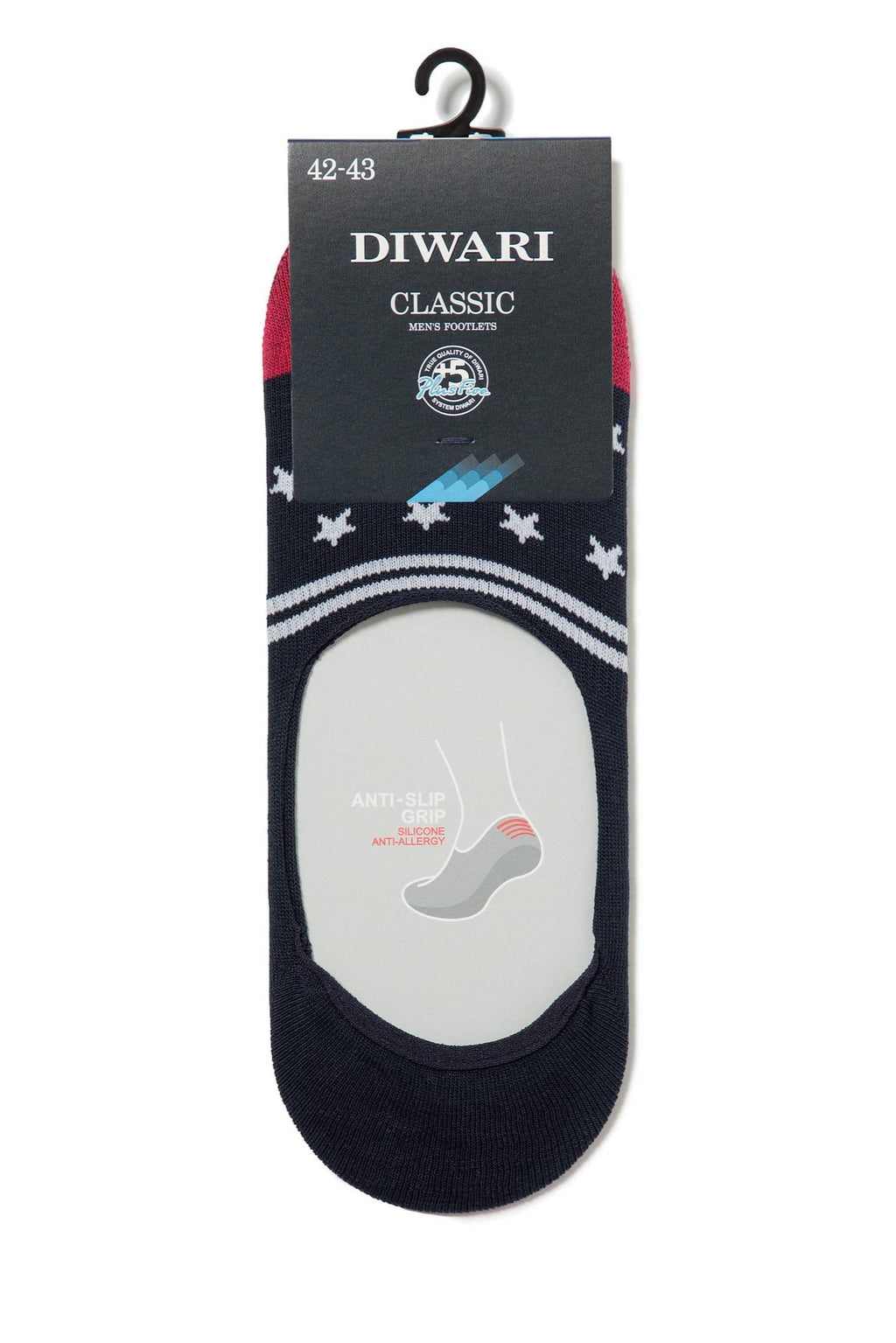 TheRanok.com Conte Cotton Footlets Diwari Classic 053 — detail close-up