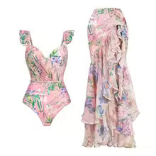 One Piece Swimsuit Push Up Women Swimwear