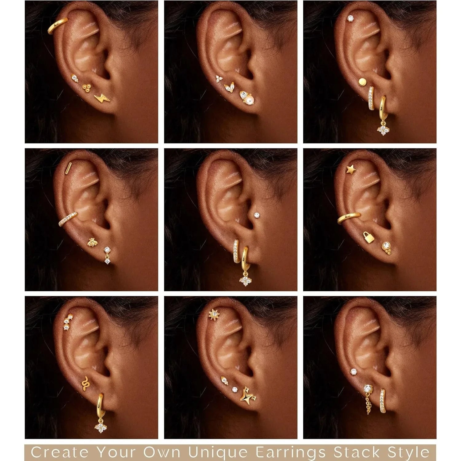 SORI STYLE Bobisty Stud Hoop Earrings — alternative angle