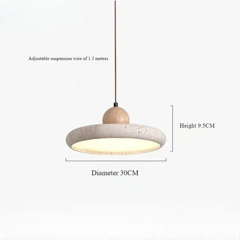 Creative New Yellow Cave Stone LED Chandelier Restaurant Bar Coffee Shop Living Room Corridor Bedroom Decorative Lighting