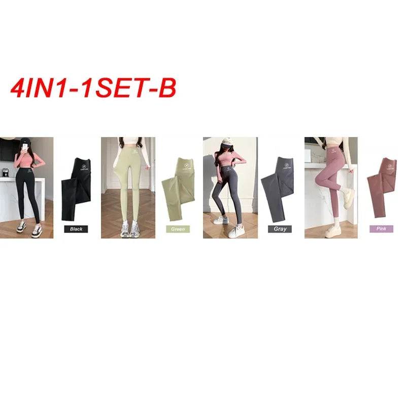 M-XL Shark pants women wear spring  autumn winter thin high-waisted belly lift hip yoga tights small feet black leggings