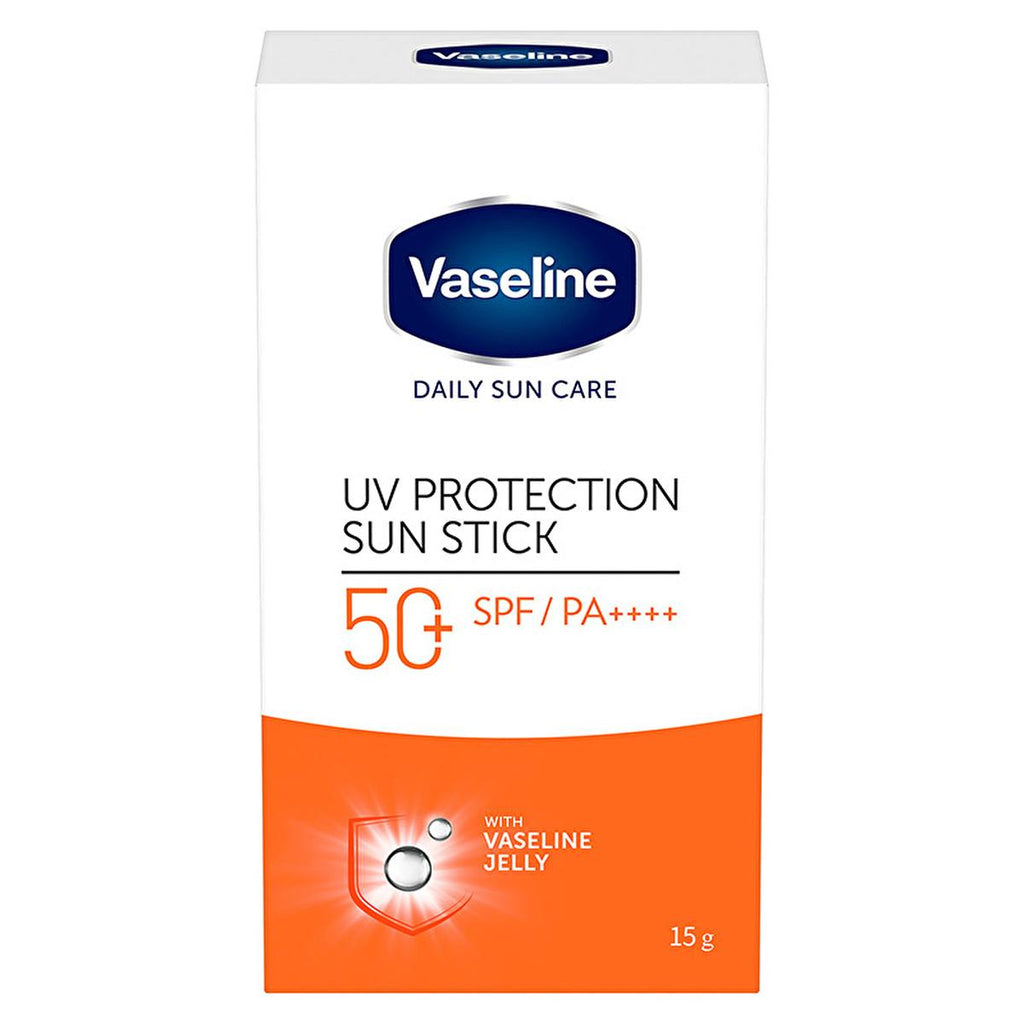 Vaseline SPF 50+ Sunscreen Stick: Daily UVA/UVB Protection, Clear & Non-Greasy, Watermelon Scented - Face & Body Sun Protection