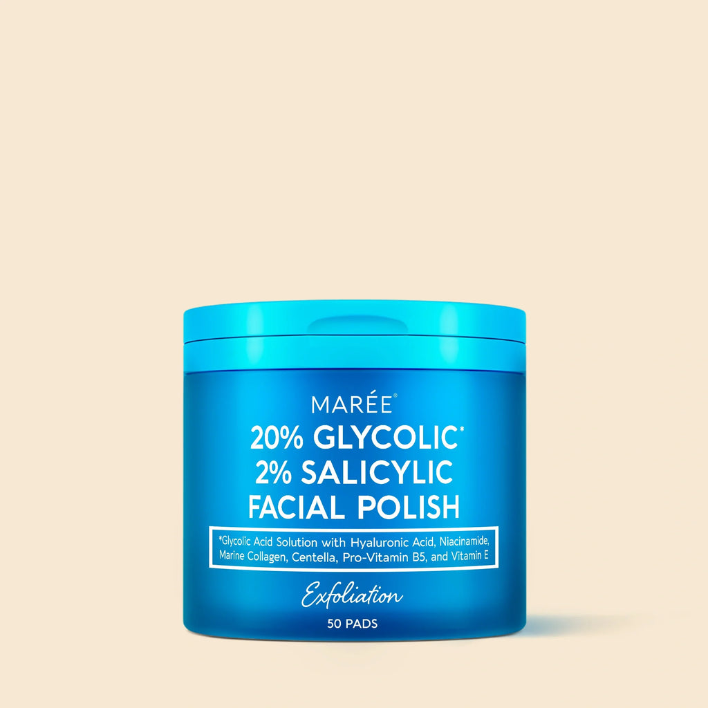 Maree Glycolic & Salicylic Acid Peel Pads — main product shot