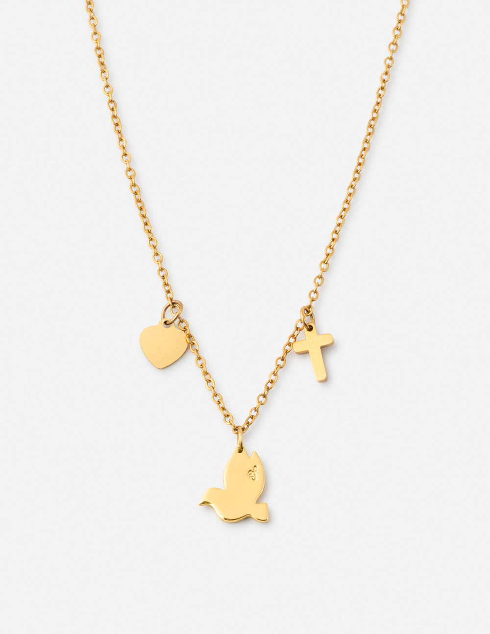Elevated Faith Salvation Charm Necklace — main product shot