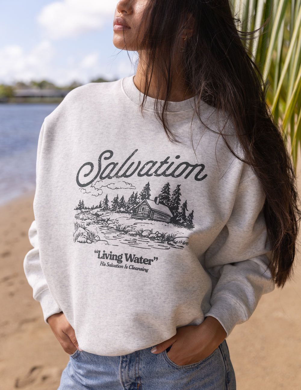 Elevated Faith Salvation Unisex Crewneck — main product shot
