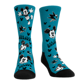Rock 'Em Socks San Jose Sharks - Disney - Mickey Sketch