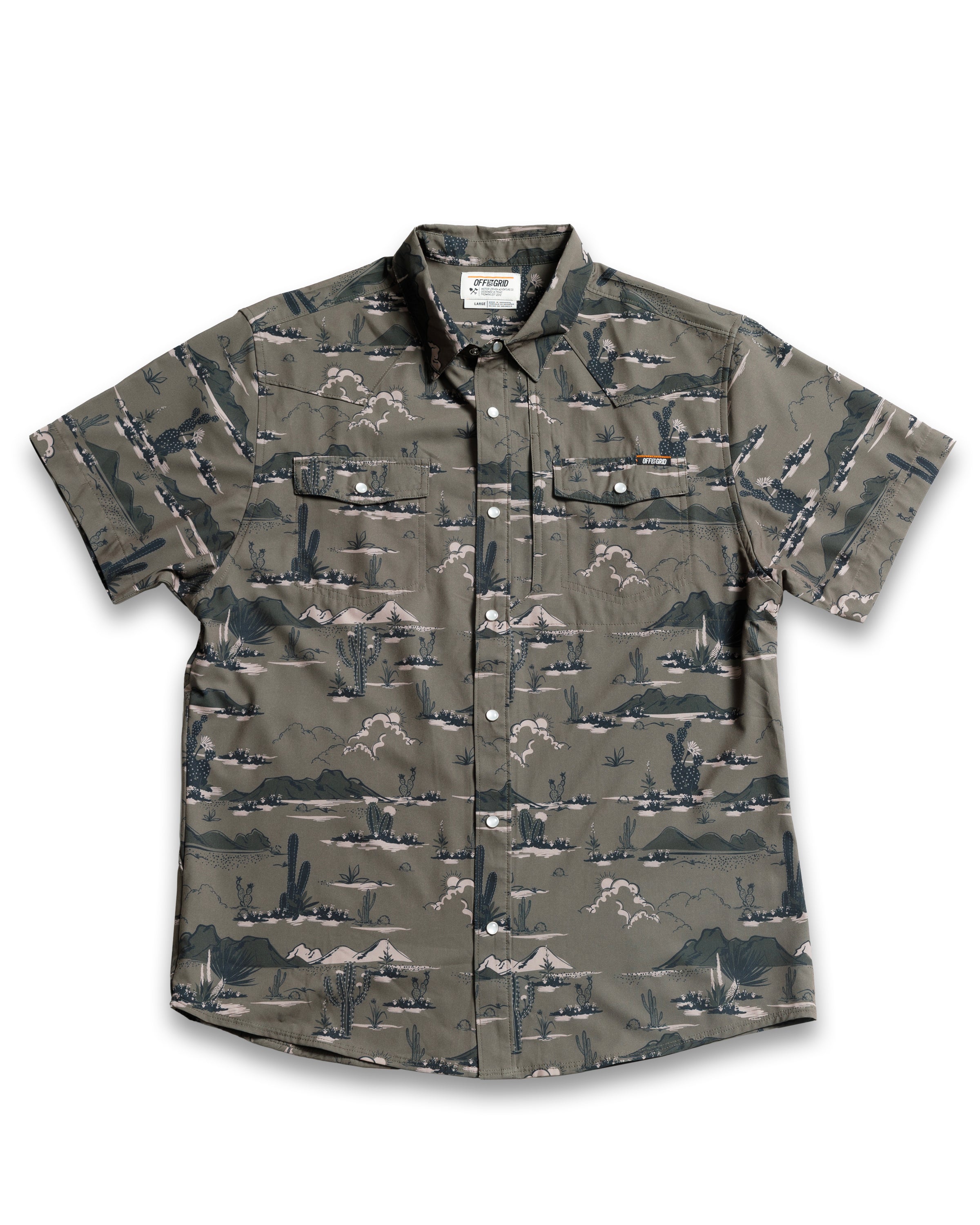 Off The Grid Surplus San Saba SS Shirt - Deadwood — main product shot