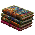 Darn Good Yarn Handcrafted Sari Fabric Bound Notebook Journal — main product shot