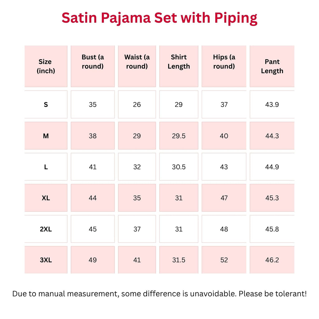 Pasimax Silky Nutcracker Christmas Pajama Set for Women - Elegant Ballet Print Loungewear & Holiday Sleepwear — size referenc