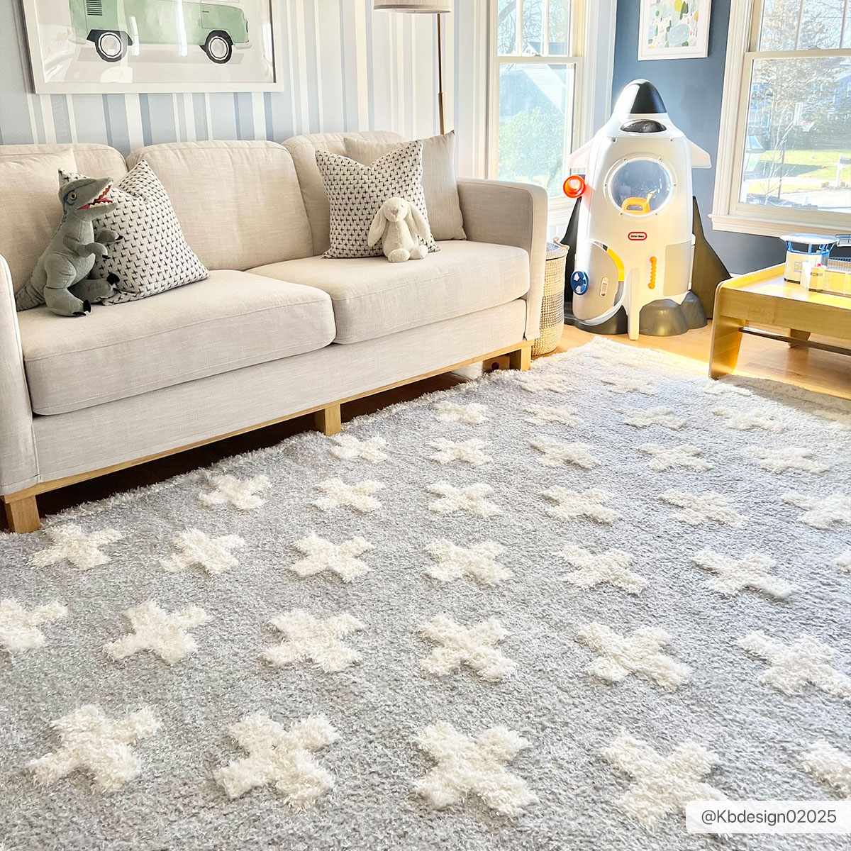 Satu Blue Area Rug – Boutique Rugs, view 2