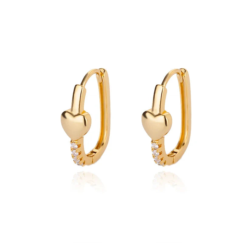 SORI STYLE Minimalist Star Hoop Earrings for Everyday Elegance — main product shot