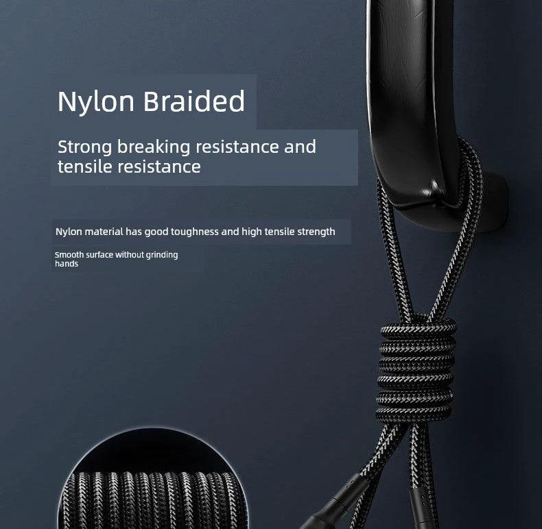 Double-Headed Typec Data Cable Mobile Phone Computer Car Universal Male-to-Male CTOC Flash Charging Cable 2 M Long Fast Charging
