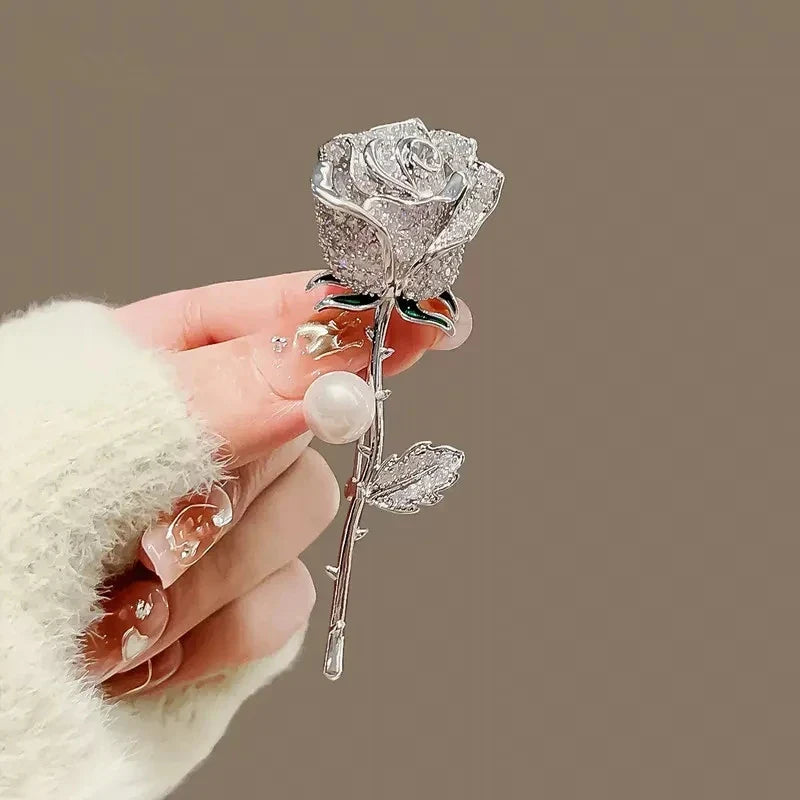 Envy NYC Croissant Brooch Plated Metal