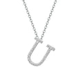 SORI STYLE VVS1 D Moissanite Letters Pendant Necklace for Women — flat-lay composition