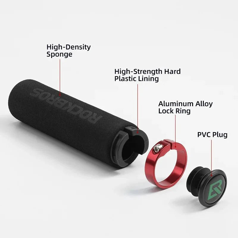 ROCKBROS Cycling Grips: Boost Ride Comfort & Control!