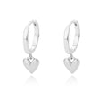 SORI STYLE Minimalist Star Hoop Earrings for Everyday Elegance — product on model