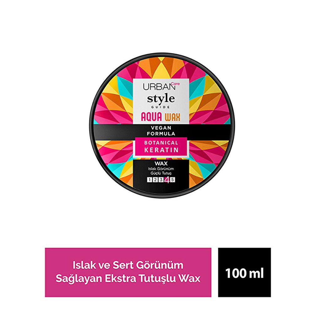 Urban Care Moisture-Resistant Hair Wax for Long-Lasting Style - 3.38 fl oz, Paraben-Free & Natural Ingredients