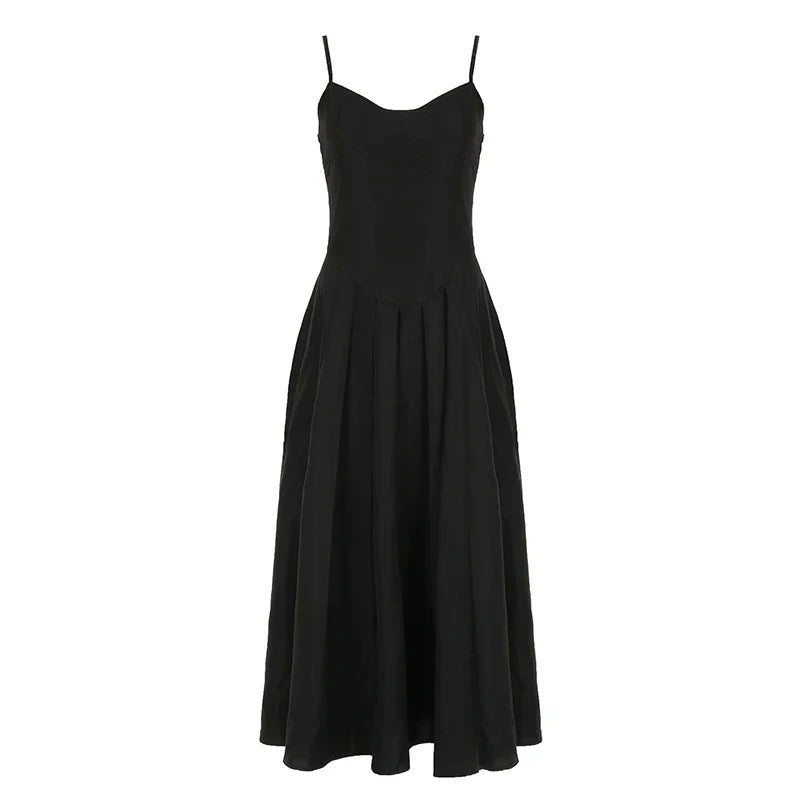 Envy NYC Envy NYC Black Corset Party Dress — lifestyle worn / used context