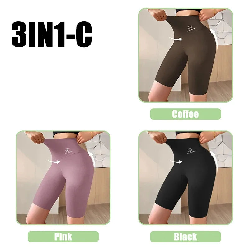 Perfecsy M-XL Women Shorts Sports Shorts For Women New Cycling Jogging Fitness High Waist Push Up Gym shorts Leggings Yoga Cl