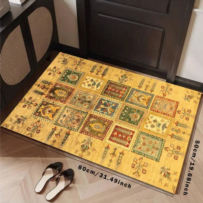 Perfecsy VIKAMA Minimalist Line Rug, Entrance Hallway Doormat, Kitchen And Bathroom Door Mat Stain-Resistant And Easy-Clean H