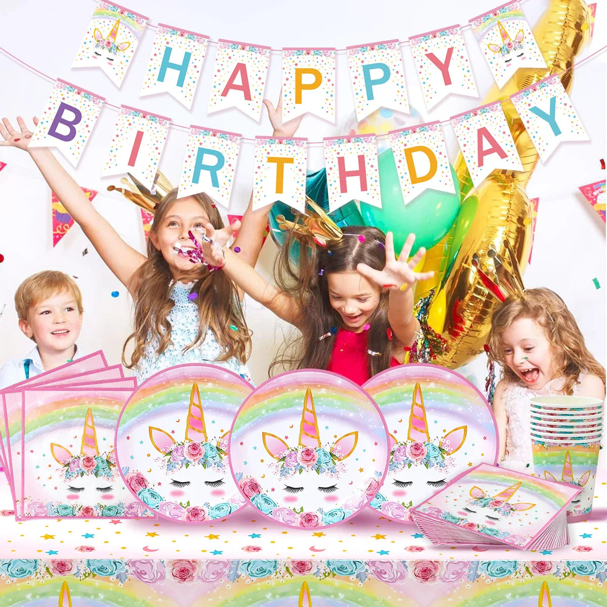 Perfecsy Unicorn Gift Boxes Birthday Party Decoration Kids Unicorn Party Favor Boxes Baby Shower Birthday Party Decorations S