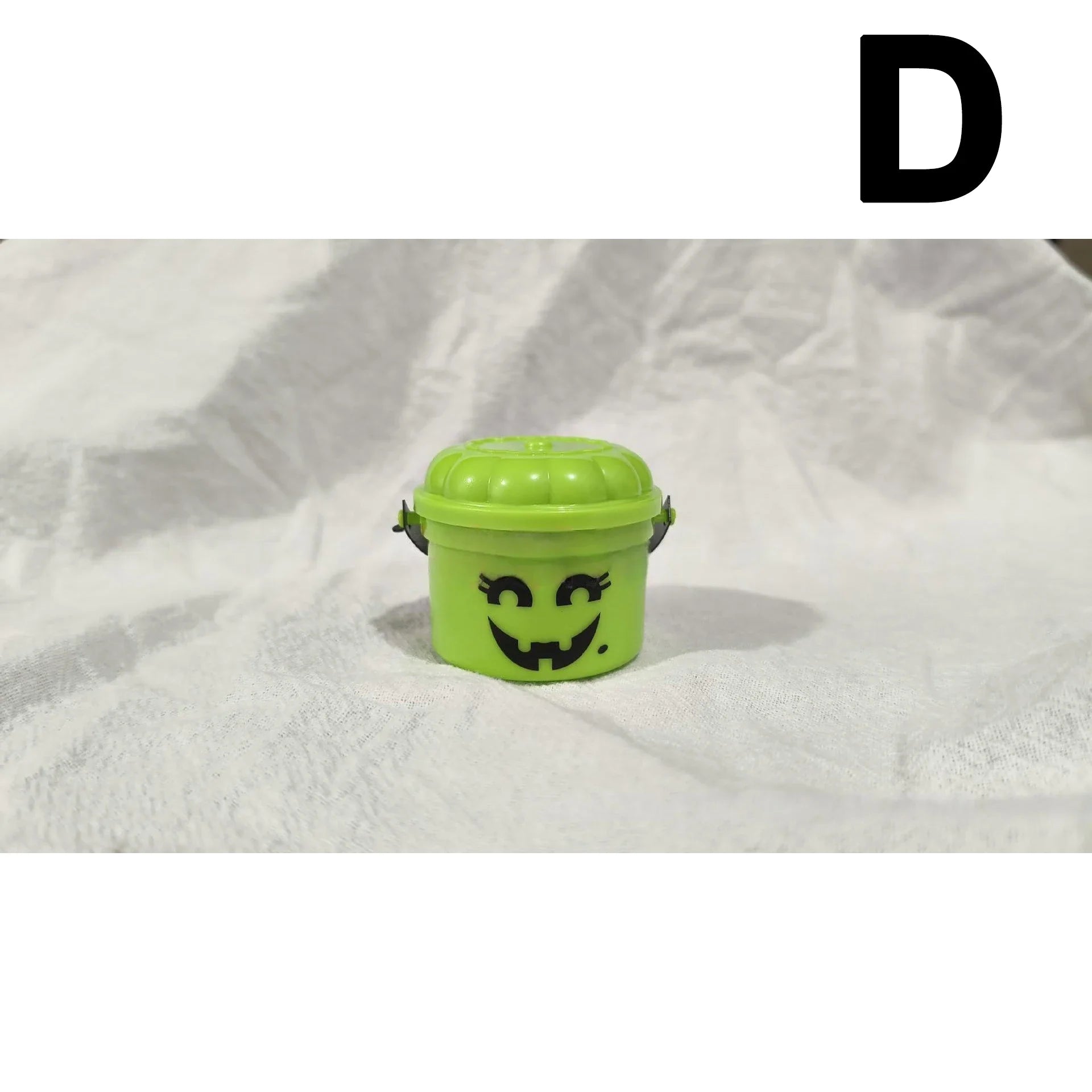 Pumpkin Lantern Bucket Mini Halloween Nostalgia Bucket Candy Jar Trick or Treat Basket Halloween Small Candy Bucket orang