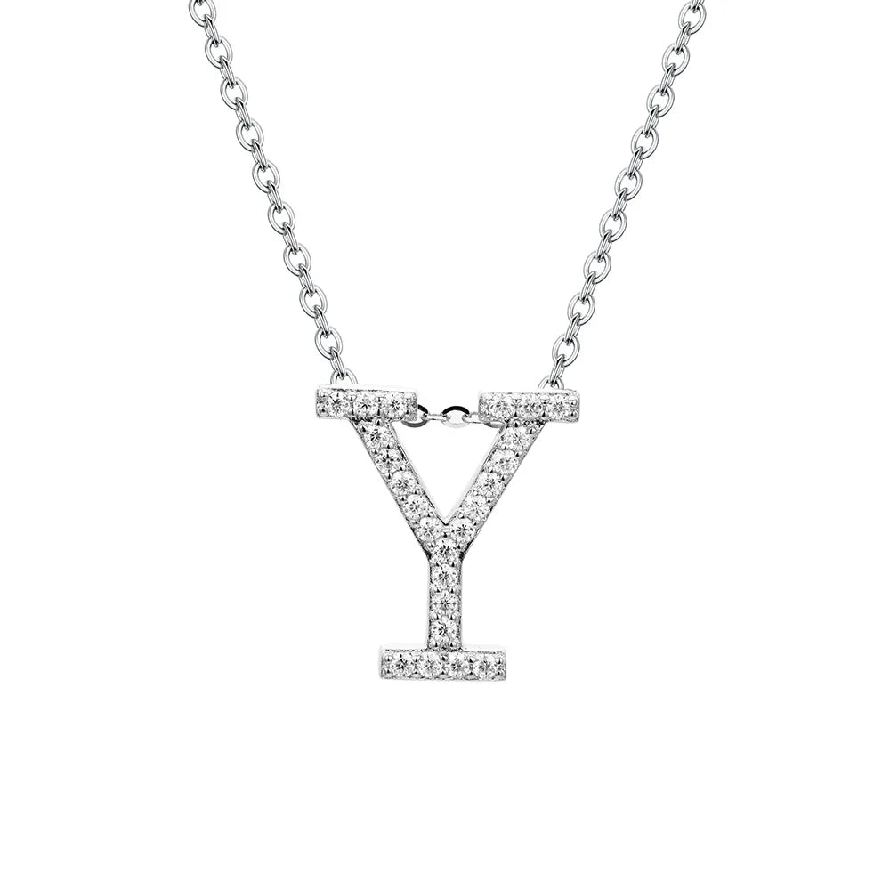 SORI STYLE VVS1 D Moissanite Letters Pendant Necklace for Women — comparison shot