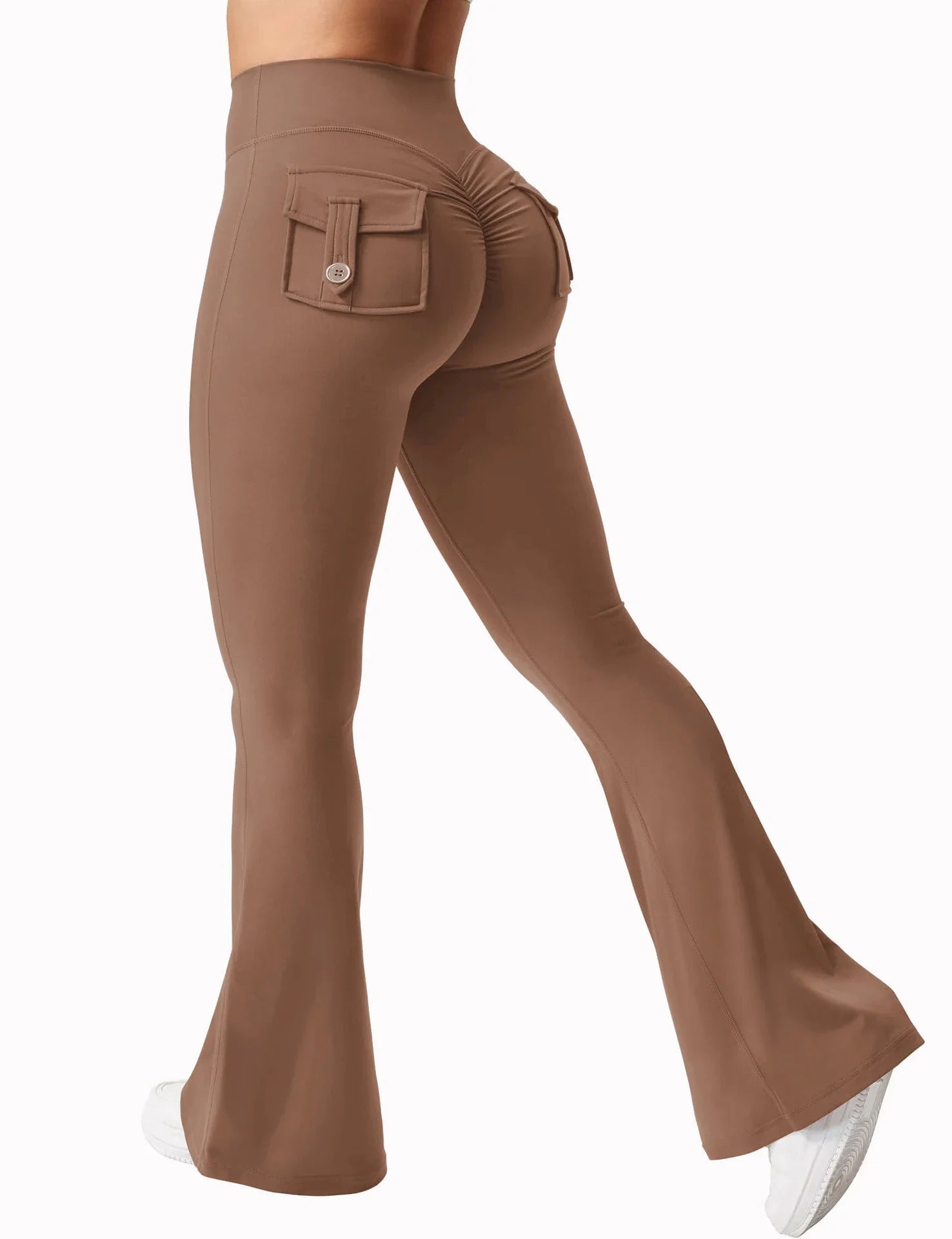 MyClosetAid Wide Leg High Stretch Yoga Leggings — comparison shot