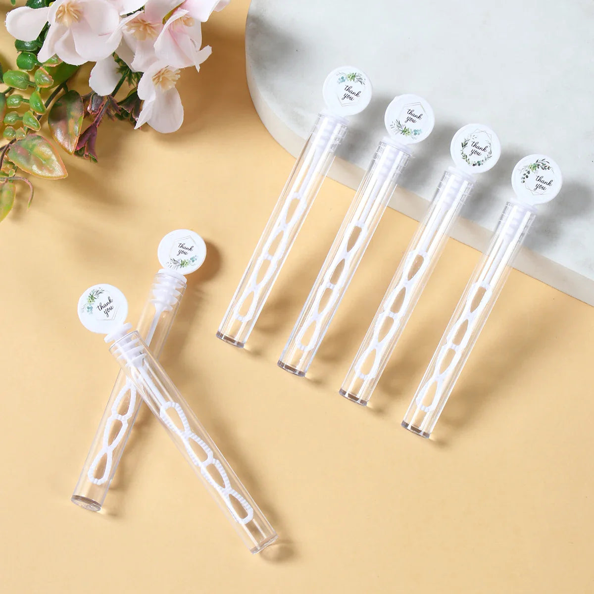 Perfecsy Wedding Party Bubble Soap Bottles Happy Wedding Party Decoration for Kids Thank you Bubble Soap Bottle Wedding Party