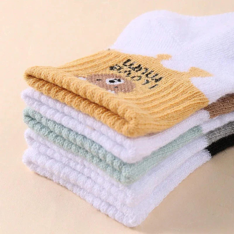 SORI STYLE 5 Pairs Baby Ankle Socks for Boys & Girls — lifestyle context