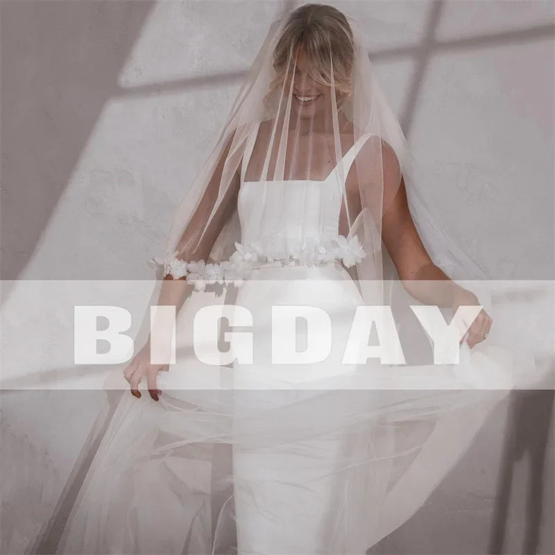 Envy NYC Envy NYC Elegant Mermaid Wedding Dress — lifestyle worn / used context